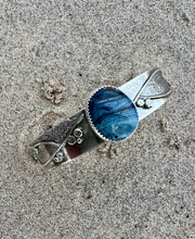 Load image into Gallery viewer, Leland Blue Stone Shoreline Cuff
