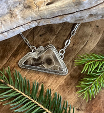 Load image into Gallery viewer, Petoskey Stone Mountain Necklace