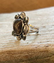 Load image into Gallery viewer, Isle Royale Greenstone & Petoskey Statement Ring-Size 9