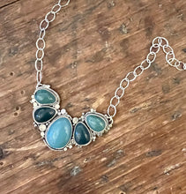 Load image into Gallery viewer, Five Peaks Leland Blue Statement Necklace