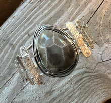 Load image into Gallery viewer, Petoskey Stone Shoreline Cuff