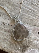Load image into Gallery viewer, Petoskey Stone Nest Necklace