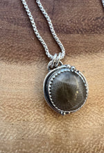 Load image into Gallery viewer, Petoskey Stone Bead & Ball Necklace