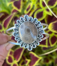 Load image into Gallery viewer, Petoskey Stone Dune Flower Cuff