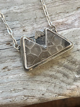Load image into Gallery viewer, Petoskey Stone Mountain Necklace