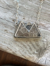 Load image into Gallery viewer, Petoskey Stone Mountain Necklace