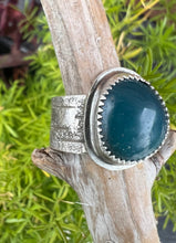 Load image into Gallery viewer, Leland Blue Birch Bark-Size 7 Ring