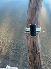 Load image into Gallery viewer, Rectangle Leland Blue Pebble Stacker-Size 7.5