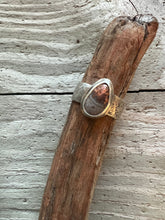 Load image into Gallery viewer, Copper Banded Lake Superior Agate Ring-Sz 5