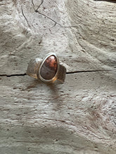 Load image into Gallery viewer, Copper Banded Lake Superior Agate Ring-Sz 5