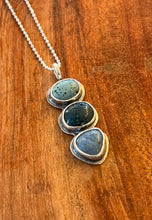 Load image into Gallery viewer, Triple Stone Cairn Necklace #6