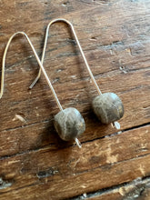 Load image into Gallery viewer, Petoskey Stone Square Dangles
