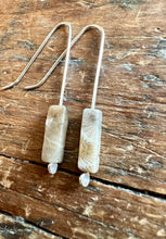 Load image into Gallery viewer, Petoskey Stone Dangles
