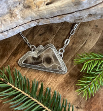 Load image into Gallery viewer, Petoskey Stone Mountain Necklace
