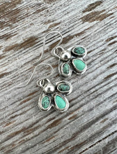 Load image into Gallery viewer, Breakaway Turquoise Triple Stone Dangles
