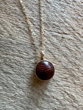 Load image into Gallery viewer, Yellow Gold Lake Superior Agate Necklace

