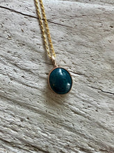 Load image into Gallery viewer, Gold Leland Blue Necklace

