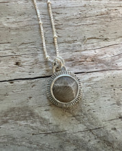 Load image into Gallery viewer, Petoskey Stone Burst Necklace
