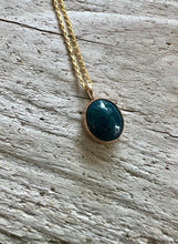 Load image into Gallery viewer, Gold Leland Blue Necklace
