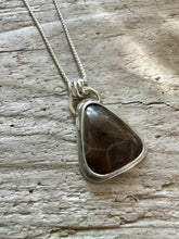 Load image into Gallery viewer, Triangle Petoskey Stone Statement Necklace
