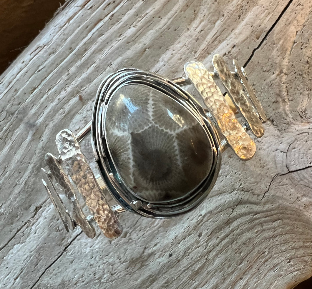 Petoskey Stone Shoreline Cuff