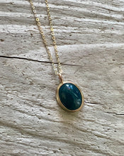 Load image into Gallery viewer, Gold Leland Blue Necklace
