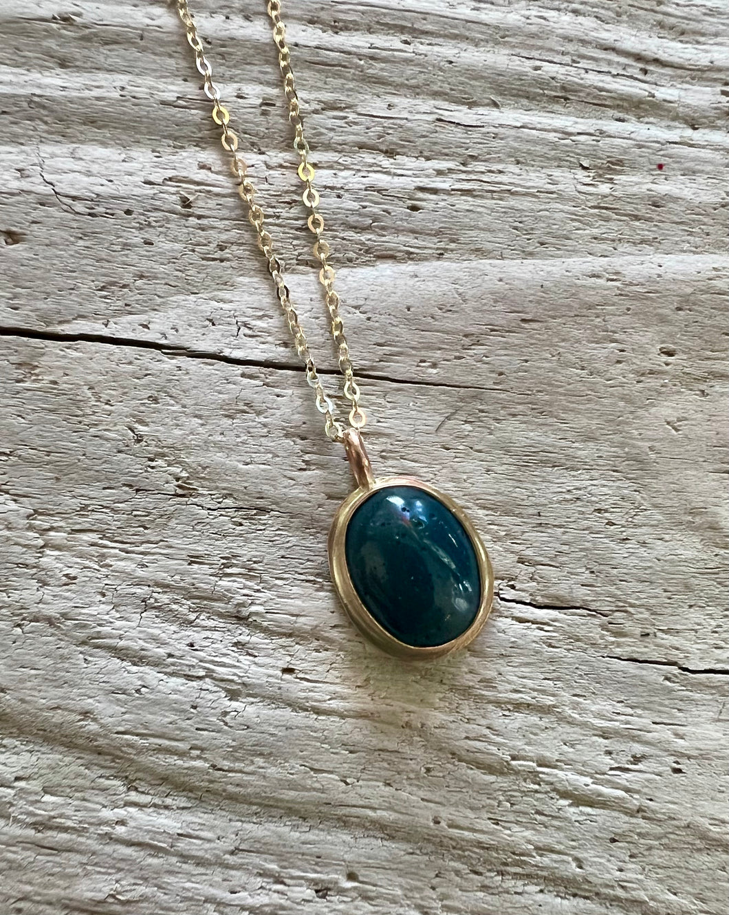 Gold Leland Blue Necklace