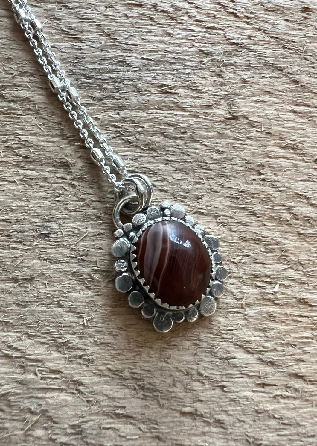 Lake Superior Agate Cove Necklace