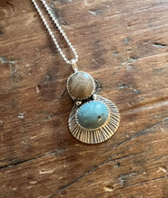 Load image into Gallery viewer, Leland Blue/ Petoskey Stone Fly Fishing Necklace #1
