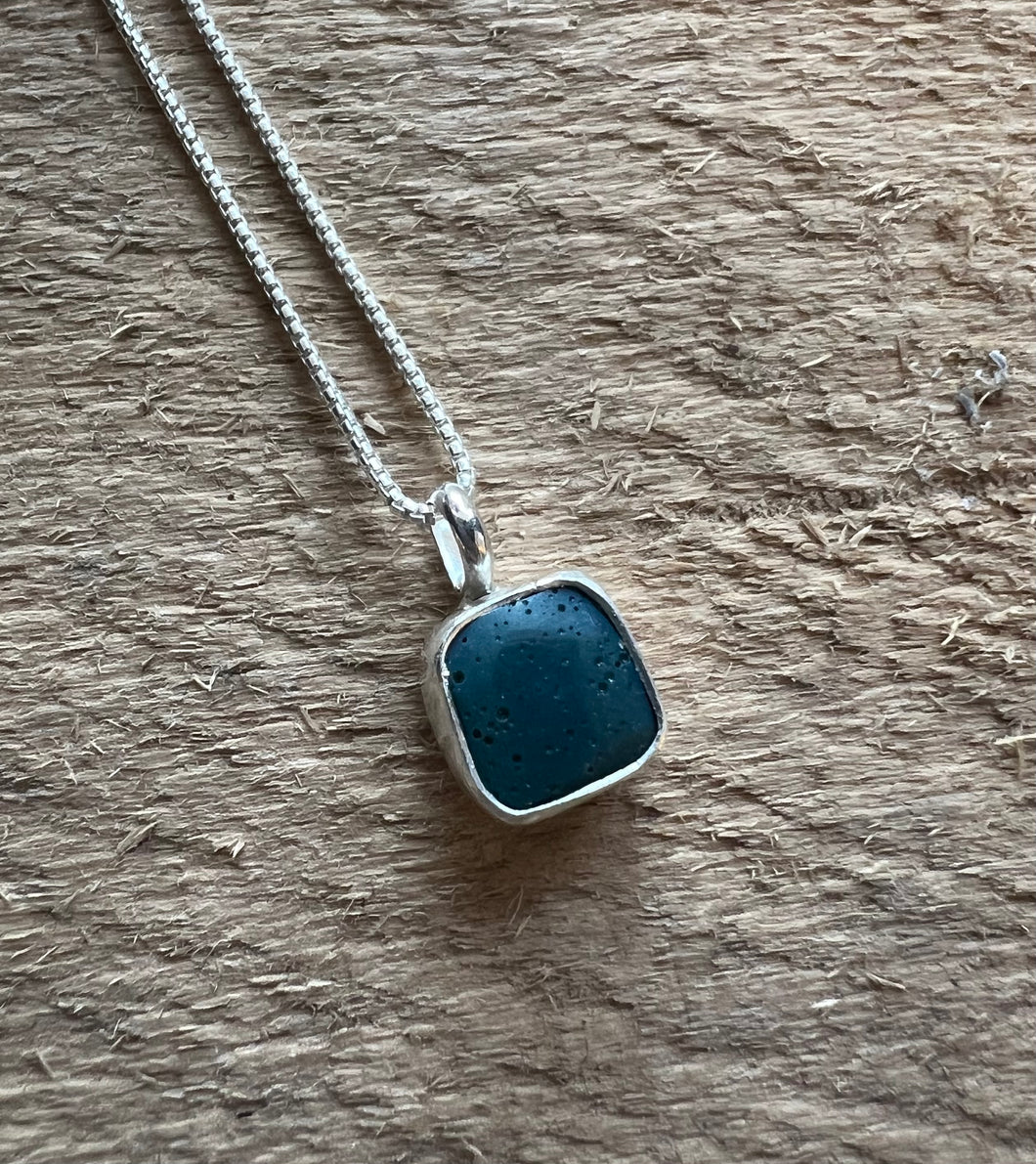 Simple Square Leland Blue Necklace