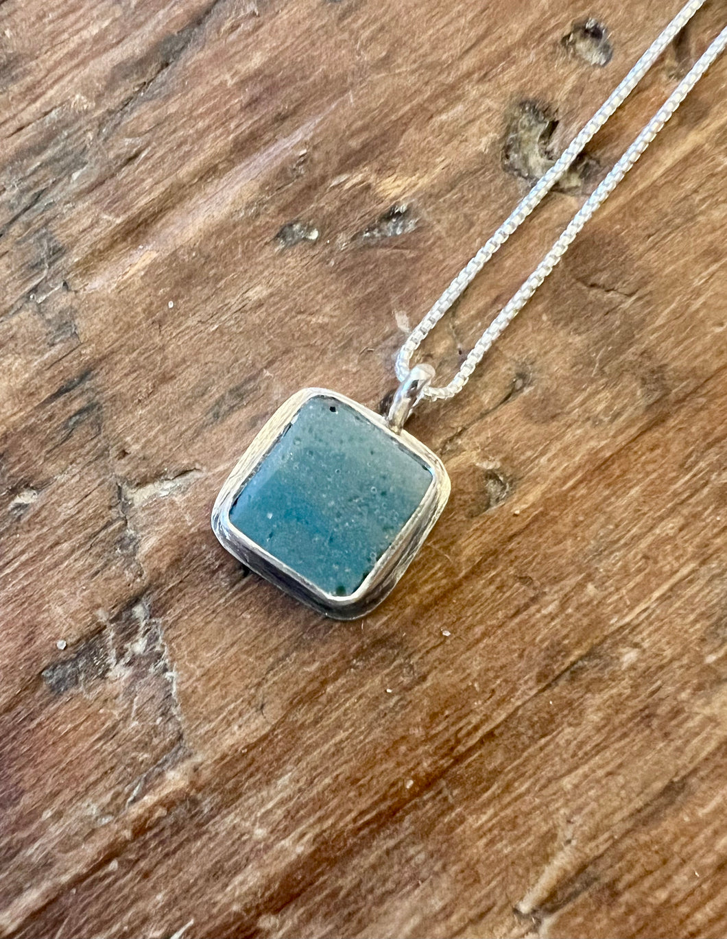 Leland Blue Square Necklace