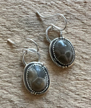 Load image into Gallery viewer, Petoskey Stone Sandbar &amp; Ball Earrings
