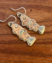 Load image into Gallery viewer, Copper Coho Cove Earring
