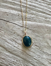 Load image into Gallery viewer, Gold Leland Blue Necklace
