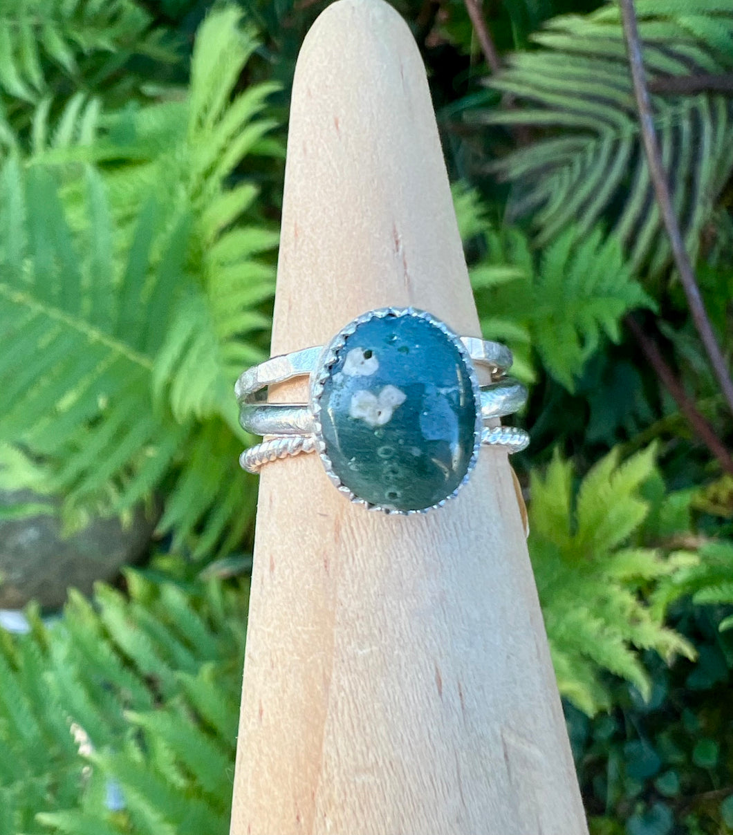 Leland Blue Pebble Stacker- Size 6