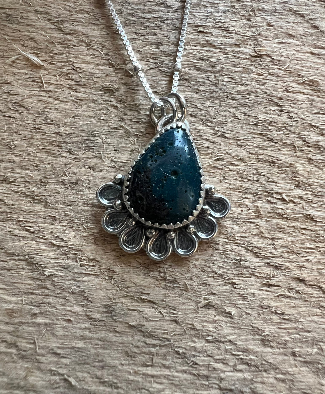 Small Leland Blue Dune Blossom Necklace #2