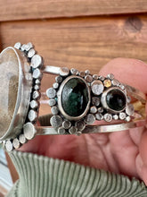 Load image into Gallery viewer, Isle Royale Greenstone &amp; Petoskey Stone Statement Cuff
