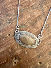 Load image into Gallery viewer, Petoskey Stone Burst Necklace
