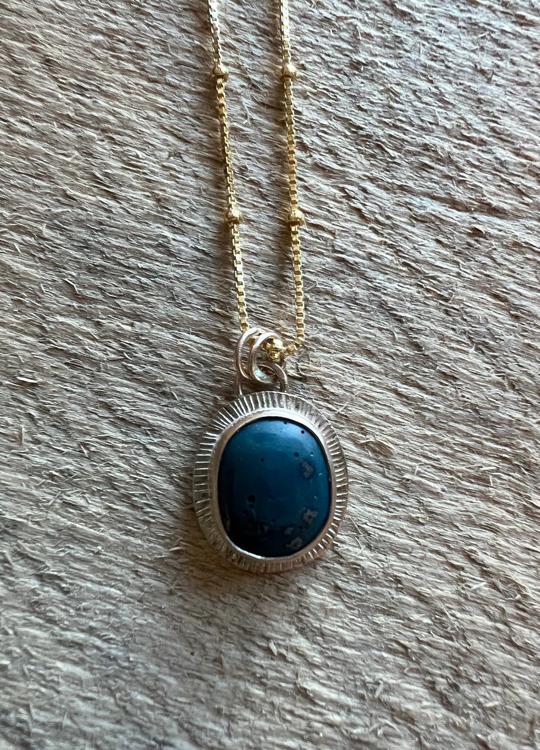 Gold Leland Blue Necklace