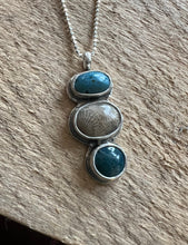 Load image into Gallery viewer, Triple Stone Cairn Necklace
