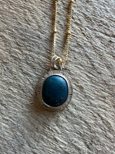Load image into Gallery viewer, Gold Leland Blue Necklace
