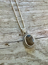 Load image into Gallery viewer, Petoskey Stone Burst Necklace
