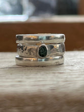 Load image into Gallery viewer, Isle Royale Greenstone Thick Stack- Size 6 Ring
