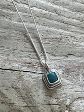 Load image into Gallery viewer, Square Leland Blue Necklace
