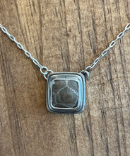Load image into Gallery viewer, Square Petoskey Stone Necklace
