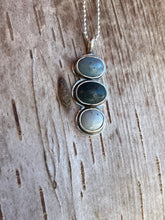 Load image into Gallery viewer, Triple Stone Cairn Necklace #4
