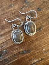 Load image into Gallery viewer, Petoskey Stone Sandbar &amp; Ball Earrings
