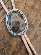 Load image into Gallery viewer, Petoskey Stone Bolo Tie
