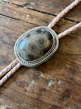 Load image into Gallery viewer, Petoskey Stone Bolo Tie
