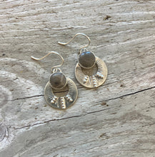 Load image into Gallery viewer, Petoskey Stone Sunrise Earring
